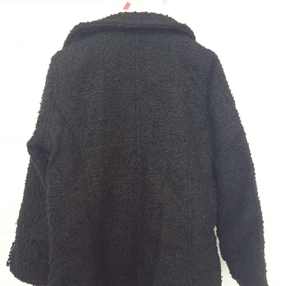Madden Girl Kids PeaCoat Faux Wool Textured Size6 - Picture 3 of 6